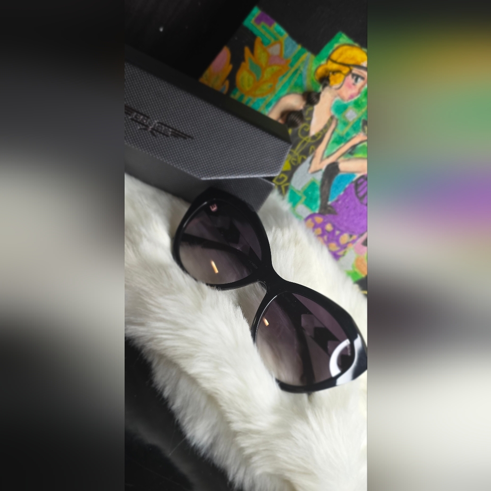 Police Black Cat Eye Sunglasses